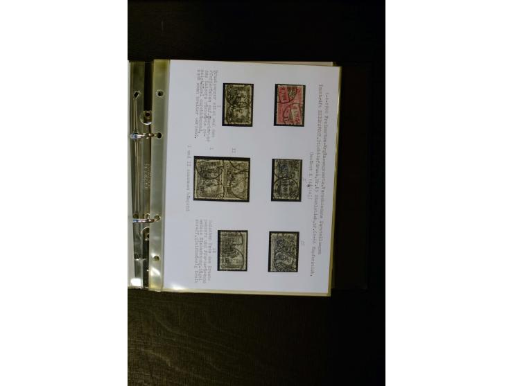 1900/1918, umfangreiche meist gestempelte Sammlung mit u.a 4 Werten 5 M. Reichspost und Mi.-Nr. 92 Ib gestempelt (FA Jäschke-