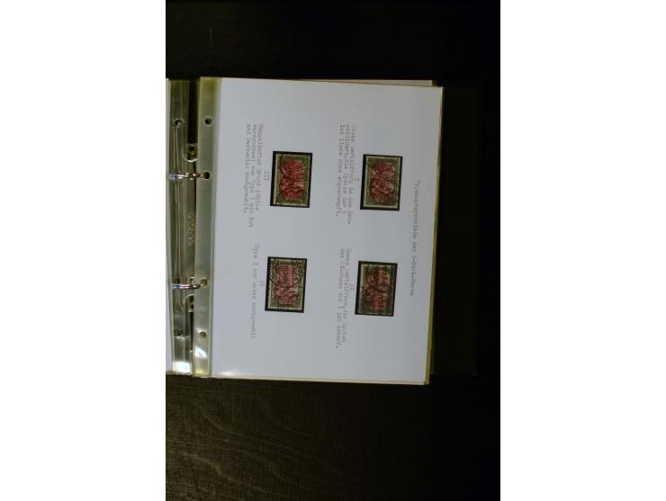 1900/1918, umfangreiche meist gestempelte Sammlung mit u.a 4 Werten 5 M. Reichspost und Mi.-Nr. 92 Ib gestempelt (FA Jäschke-