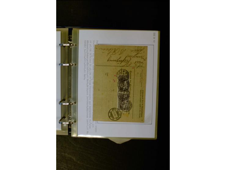 1900/1918, umfangreiche meist gestempelte Sammlung mit u.a 4 Werten 5 M. Reichspost und Mi.-Nr. 92 Ib gestempelt (FA Jäschke-