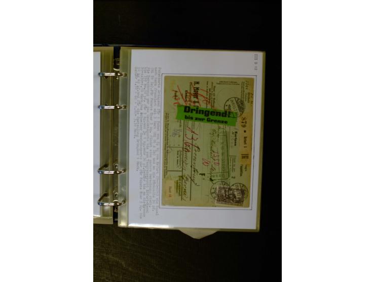 1900/1918, umfangreiche meist gestempelte Sammlung mit u.a 4 Werten 5 M. Reichspost und Mi.-Nr. 92 Ib gestempelt (FA Jäschke-