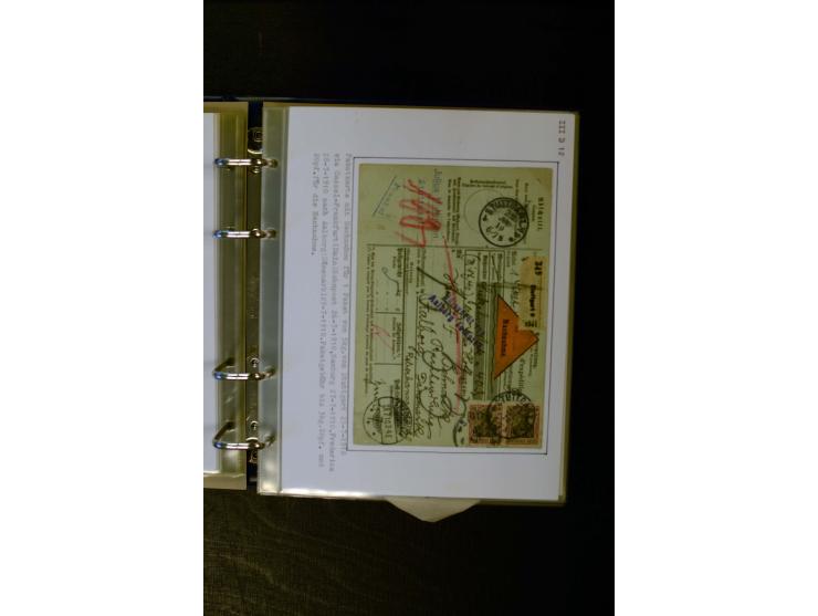 1900/1918, umfangreiche meist gestempelte Sammlung mit u.a 4 Werten 5 M. Reichspost und Mi.-Nr. 92 Ib gestempelt (FA Jäschke-