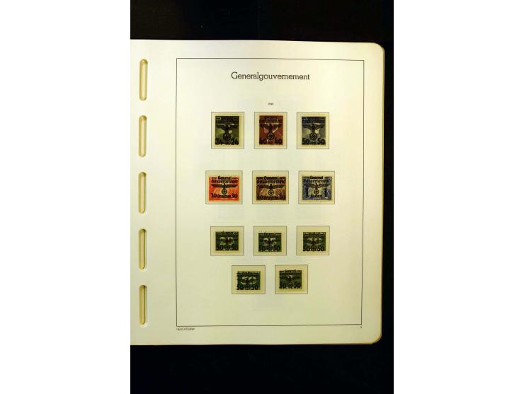 1919/45, postfrische und ungebrauchte Sammlung, ab Weimar kpl., dazu etwas Besetzung II mit u.a. Theresienstadt-Zulassungsmar