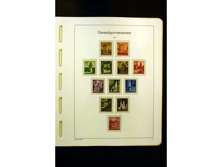 1919/45, postfrische und ungebrauchte Sammlung, ab Weimar kpl., dazu etwas Besetzung II mit u.a. Theresienstadt-Zulassungsmar