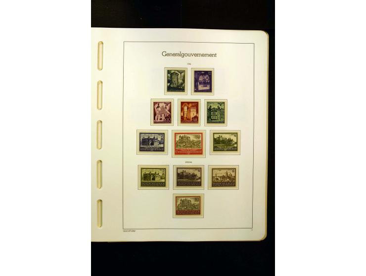1919/45, postfrische und ungebrauchte Sammlung, ab Weimar kpl., dazu etwas Besetzung II mit u.a. Theresienstadt-Zulassungsmar