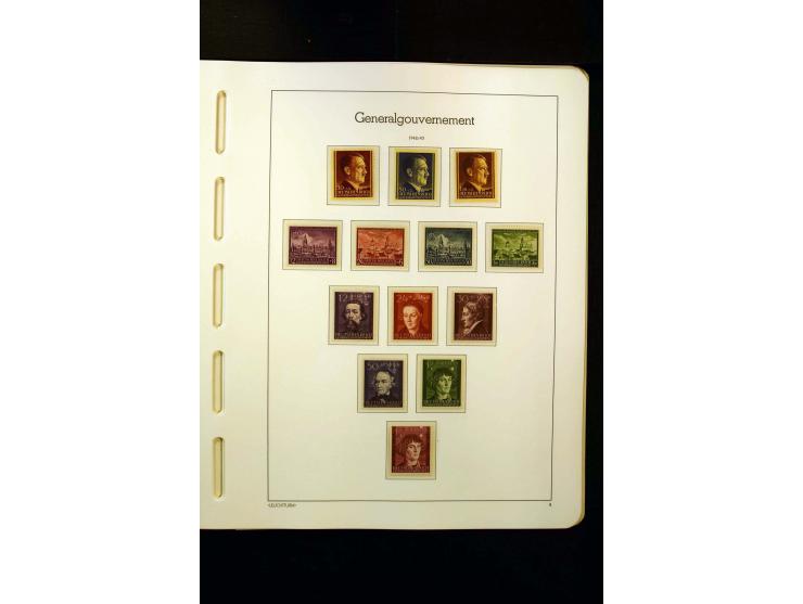 1919/45, postfrische und ungebrauchte Sammlung, ab Weimar kpl., dazu etwas Besetzung II mit u.a. Theresienstadt-Zulassungsmar