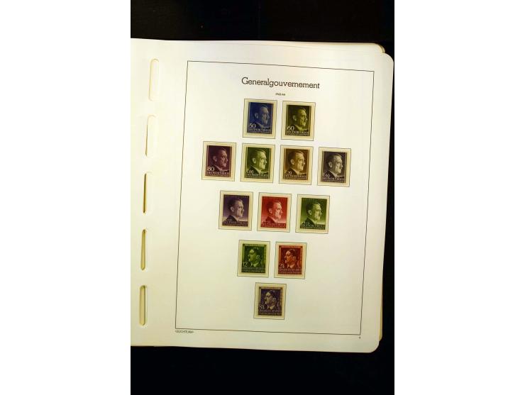 1919/45, postfrische und ungebrauchte Sammlung, ab Weimar kpl., dazu etwas Besetzung II mit u.a. Theresienstadt-Zulassungsmar