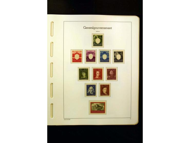 1919/45, postfrische und ungebrauchte Sammlung, ab Weimar kpl., dazu etwas Besetzung II mit u.a. Theresienstadt-Zulassungsmar
