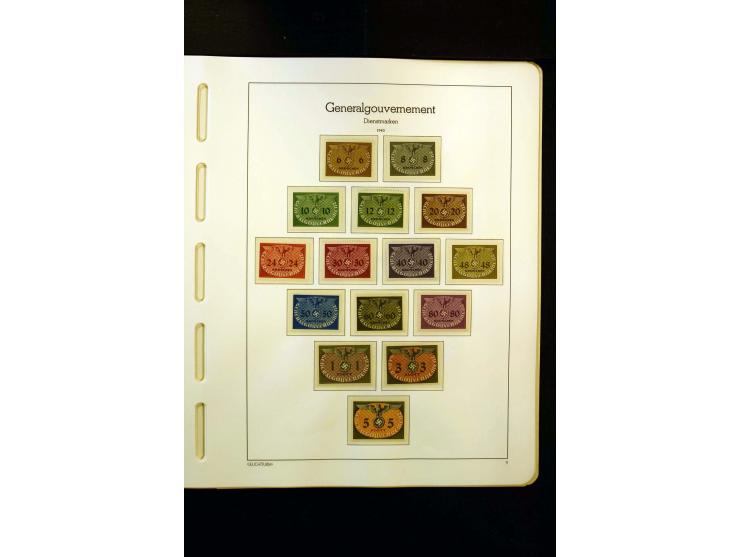 1919/45, postfrische und ungebrauchte Sammlung, ab Weimar kpl., dazu etwas Besetzung II mit u.a. Theresienstadt-Zulassungsmar