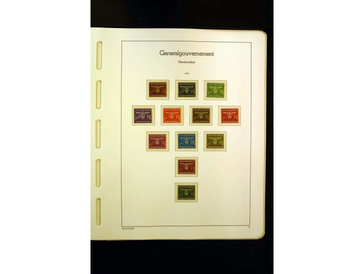 1919/45, postfrische und ungebrauchte Sammlung, ab Weimar kpl., dazu etwas Besetzung II mit u.a. Theresienstadt-Zulassungsmar