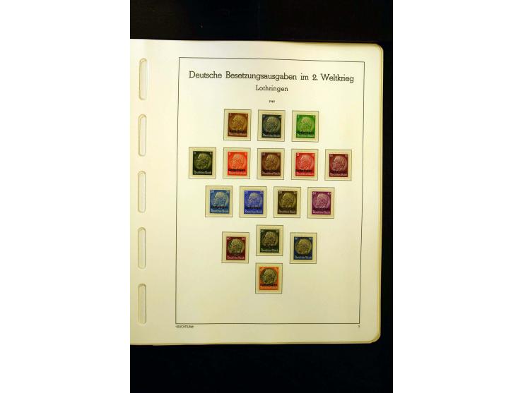 1919/45, postfrische und ungebrauchte Sammlung, ab Weimar kpl., dazu etwas Besetzung II mit u.a. Theresienstadt-Zulassungsmar