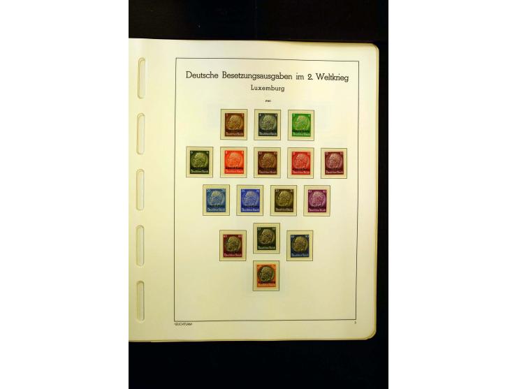 1919/45, postfrische und ungebrauchte Sammlung, ab Weimar kpl., dazu etwas Besetzung II mit u.a. Theresienstadt-Zulassungsmar