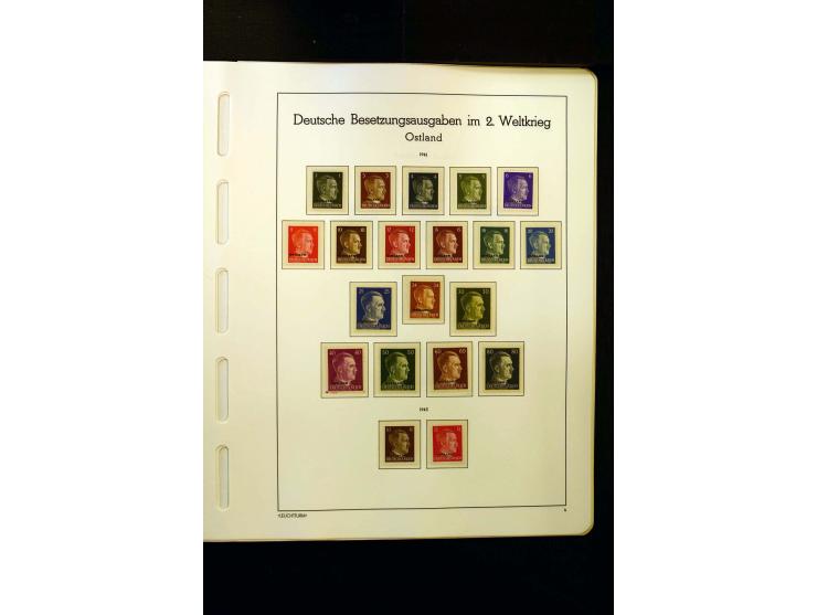 1919/45, postfrische und ungebrauchte Sammlung, ab Weimar kpl., dazu etwas Besetzung II mit u.a. Theresienstadt-Zulassungsmar