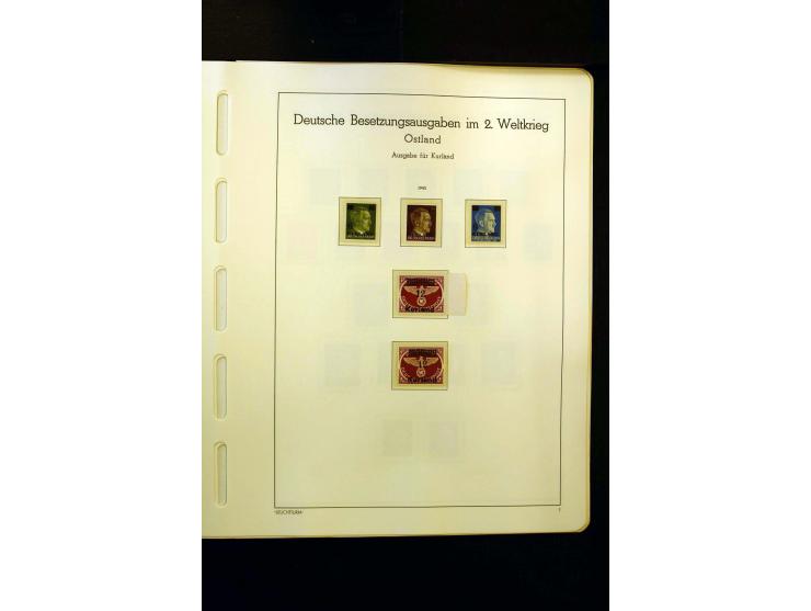 1919/45, postfrische und ungebrauchte Sammlung, ab Weimar kpl., dazu etwas Besetzung II mit u.a. Theresienstadt-Zulassungsmar