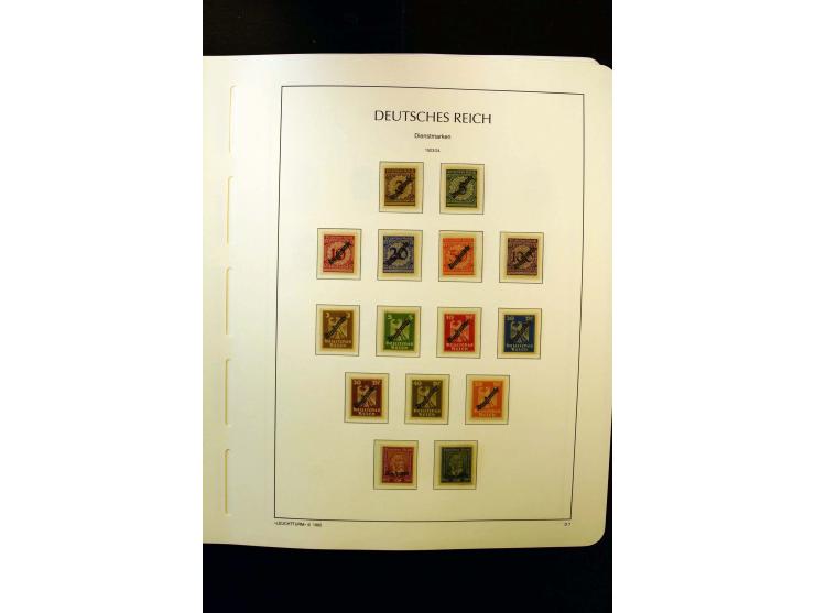 1919/45, postfrische und ungebrauchte Sammlung, ab Weimar kpl., dazu etwas Besetzung II mit u.a. Theresienstadt-Zulassungsmar