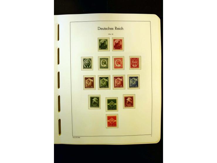1919/45, postfrische und ungebrauchte Sammlung, ab Weimar kpl., dazu etwas Besetzung II mit u.a. Theresienstadt-Zulassungsmar