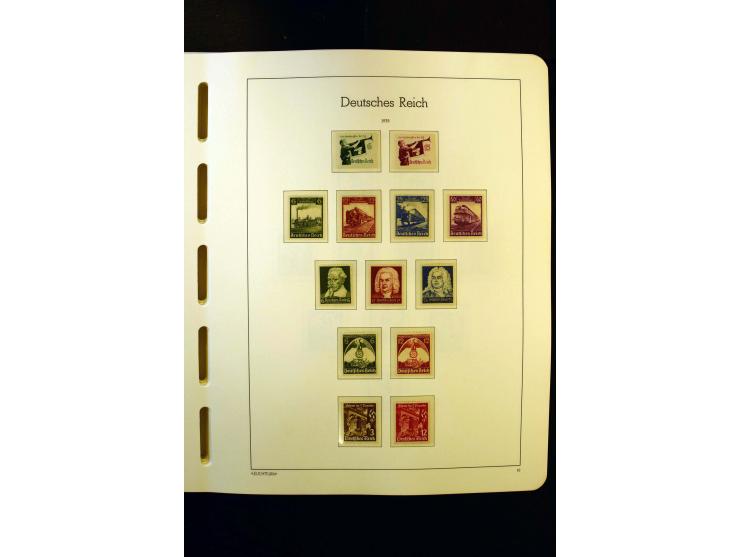 1919/45, postfrische und ungebrauchte Sammlung, ab Weimar kpl., dazu etwas Besetzung II mit u.a. Theresienstadt-Zulassungsmar