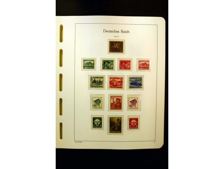 1919/45, postfrische und ungebrauchte Sammlung, ab Weimar kpl., dazu etwas Besetzung II mit u.a. Theresienstadt-Zulassungsmar