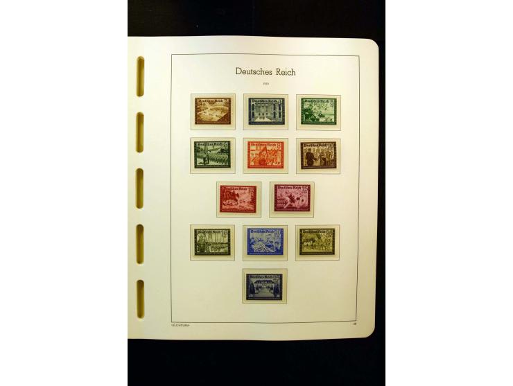 1919/45, postfrische und ungebrauchte Sammlung, ab Weimar kpl., dazu etwas Besetzung II mit u.a. Theresienstadt-Zulassungsmar