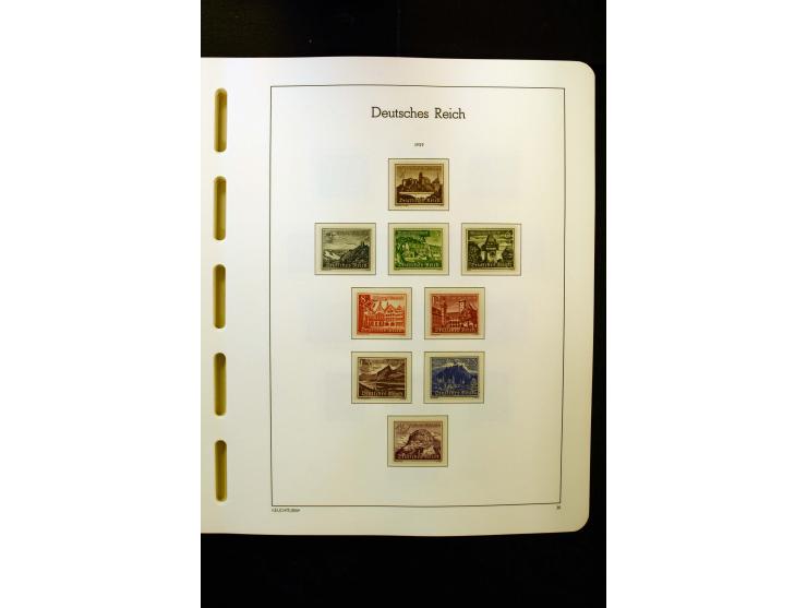 1919/45, postfrische und ungebrauchte Sammlung, ab Weimar kpl., dazu etwas Besetzung II mit u.a. Theresienstadt-Zulassungsmar