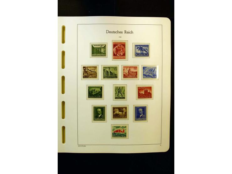 1919/45, postfrische und ungebrauchte Sammlung, ab Weimar kpl., dazu etwas Besetzung II mit u.a. Theresienstadt-Zulassungsmar