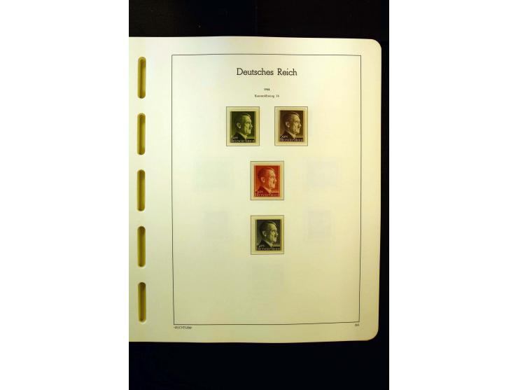 1919/45, postfrische und ungebrauchte Sammlung, ab Weimar kpl., dazu etwas Besetzung II mit u.a. Theresienstadt-Zulassungsmar