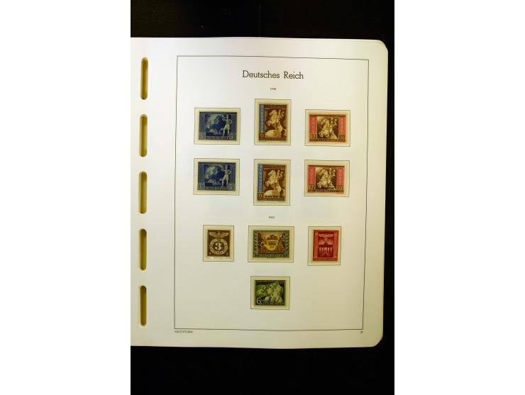 1919/45, postfrische und ungebrauchte Sammlung, ab Weimar kpl., dazu etwas Besetzung II mit u.a. Theresienstadt-Zulassungsmar