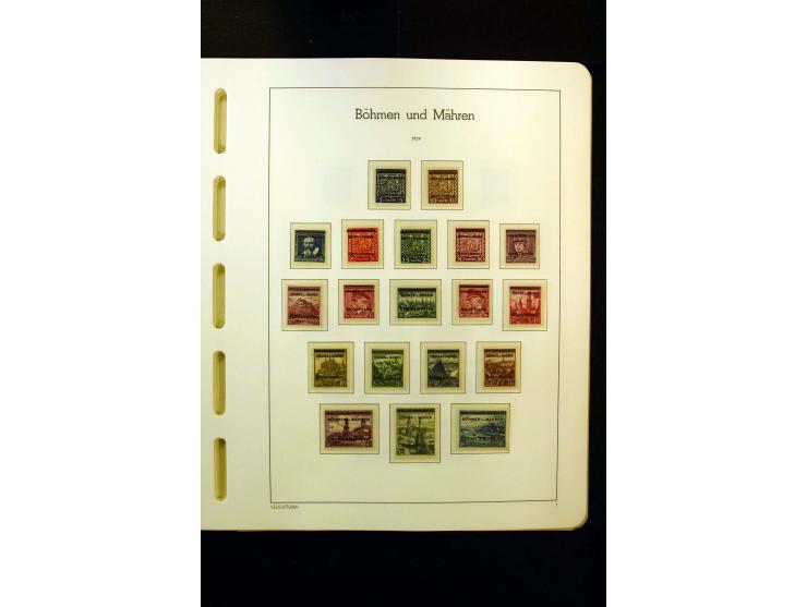 1919/45, postfrische und ungebrauchte Sammlung, ab Weimar kpl., dazu etwas Besetzung II mit u.a. Theresienstadt-Zulassungsmar