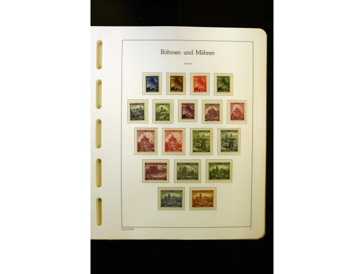 1919/45, postfrische und ungebrauchte Sammlung, ab Weimar kpl., dazu etwas Besetzung II mit u.a. Theresienstadt-Zulassungsmar