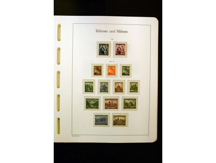 1919/45, postfrische und ungebrauchte Sammlung, ab Weimar kpl., dazu etwas Besetzung II mit u.a. Theresienstadt-Zulassungsmar