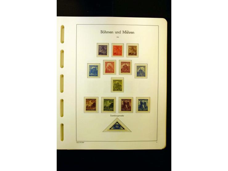 1919/45, postfrische und ungebrauchte Sammlung, ab Weimar kpl., dazu etwas Besetzung II mit u.a. Theresienstadt-Zulassungsmar