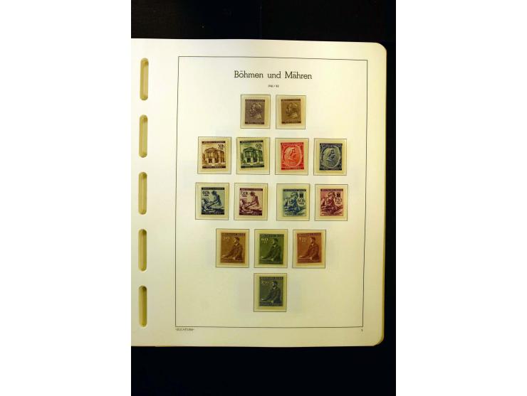 1919/45, postfrische und ungebrauchte Sammlung, ab Weimar kpl., dazu etwas Besetzung II mit u.a. Theresienstadt-Zulassungsmar