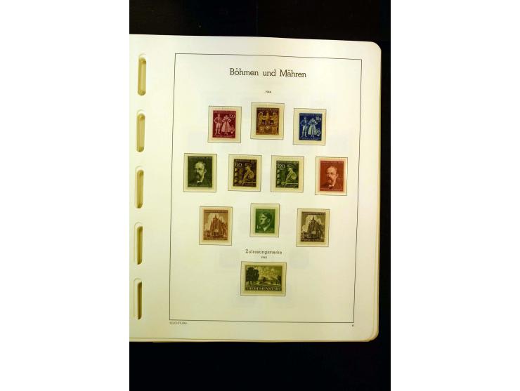 1919/45, postfrische und ungebrauchte Sammlung, ab Weimar kpl., dazu etwas Besetzung II mit u.a. Theresienstadt-Zulassungsmar