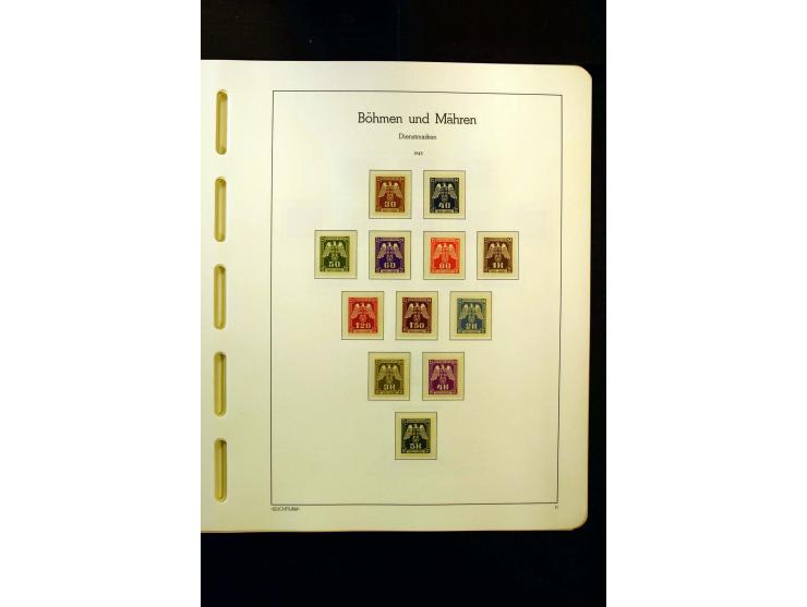 1919/45, postfrische und ungebrauchte Sammlung, ab Weimar kpl., dazu etwas Besetzung II mit u.a. Theresienstadt-Zulassungsmar