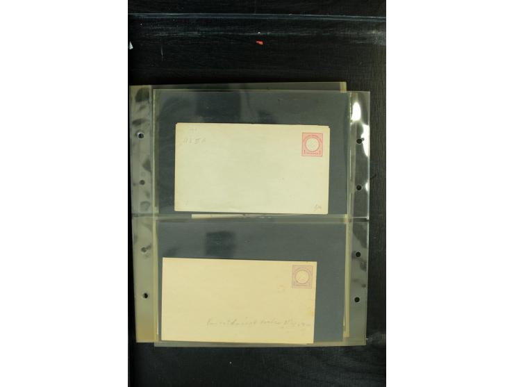 1872/1874, Sammlung mit über 100 Briefen, Karten und Ganzsachen, dabei Einzel- und Mehrfrankaturen mit besseren (u.a. Mi.-Nr.