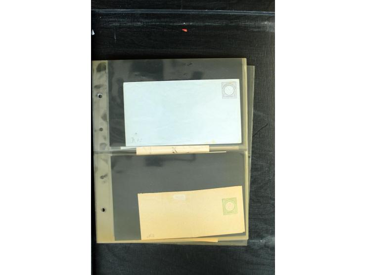 1872/1874, Sammlung mit über 100 Briefen, Karten und Ganzsachen, dabei Einzel- und Mehrfrankaturen mit besseren (u.a. Mi.-Nr.