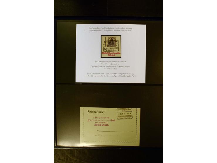 1900/1920, kleine Sammlung "Oval-Stempel" der Bahn-, Schiffs- und Luftpost mit ca. 30 Briefen, Karten und Ganzsachen sowie we