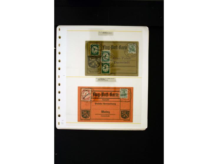 1912/37 (ca.), 34 Briefe und Karten, meist Flugpost, dabei bessere Frankaturen wie Mi.-Nr. 57 und 496-98