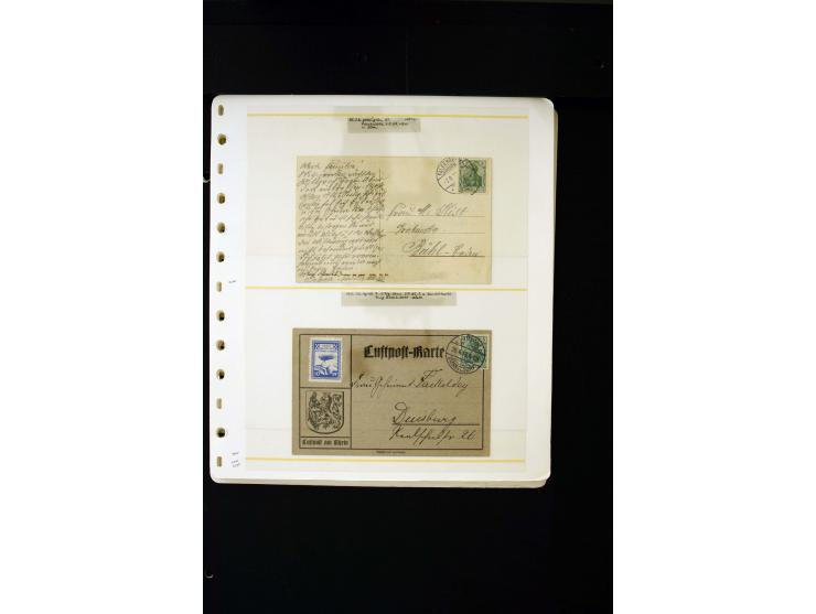 1912/37 (ca.), 34 Briefe und Karten, meist Flugpost, dabei bessere Frankaturen wie Mi.-Nr. 57 und 496-98