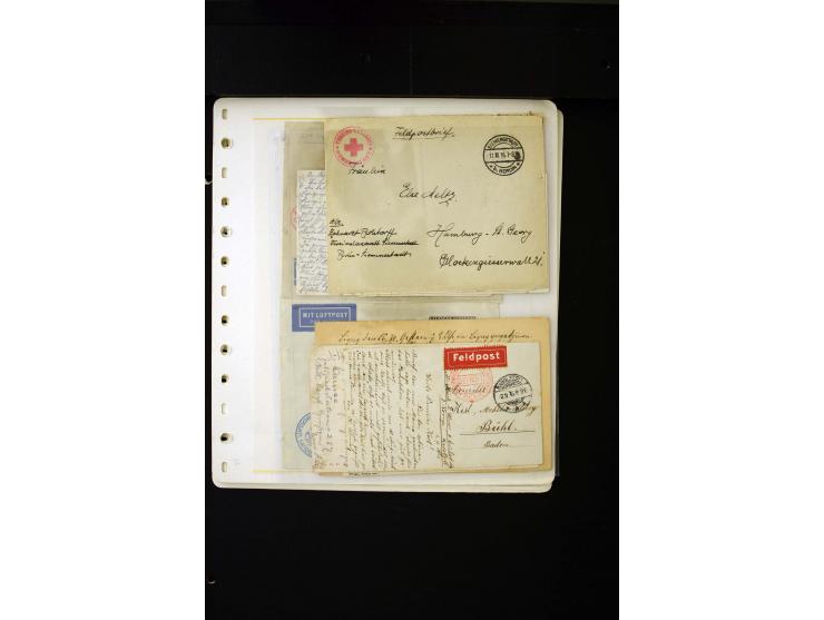 1912/37 (ca.), 34 Briefe und Karten, meist Flugpost, dabei bessere Frankaturen wie Mi.-Nr. 57 und 496-98