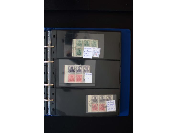  1910/41, postfrische, ungebrauchte und gestempelte Sammlung mit vielen guten Kombinationen wie Mi.-Nr. S1.4, S1-8, W1.1, W2.