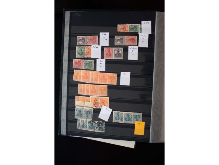  1910/41, postfrische, ungebrauchte und gestempelte Sammlung mit vielen guten Kombinationen wie Mi.-Nr. S1.4, S1-8, W1.1, W2.