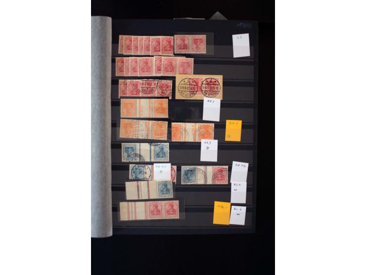  1910/41, postfrische, ungebrauchte und gestempelte Sammlung mit vielen guten Kombinationen wie Mi.-Nr. S1.4, S1-8, W1.1, W2.