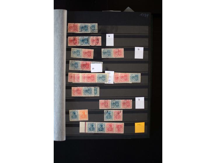  1910/41, postfrische, ungebrauchte und gestempelte Sammlung mit vielen guten Kombinationen wie Mi.-Nr. S1.4, S1-8, W1.1, W2.
