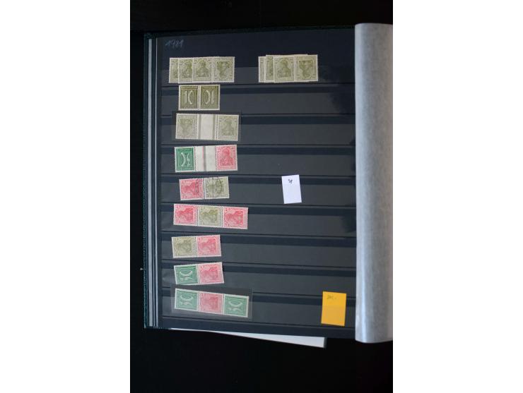  1910/41, postfrische, ungebrauchte und gestempelte Sammlung mit vielen guten Kombinationen wie Mi.-Nr. S1.4, S1-8, W1.1, W2.