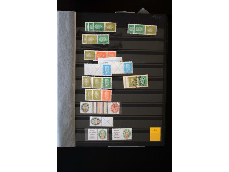  1910/41, postfrische, ungebrauchte und gestempelte Sammlung mit vielen guten Kombinationen wie Mi.-Nr. S1.4, S1-8, W1.1, W2.