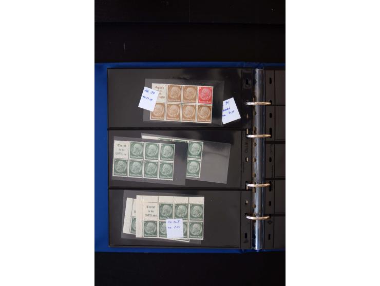  1910/41, postfrische, ungebrauchte und gestempelte Sammlung mit vielen guten Kombinationen wie Mi.-Nr. S1.4, S1-8, W1.1, W2.