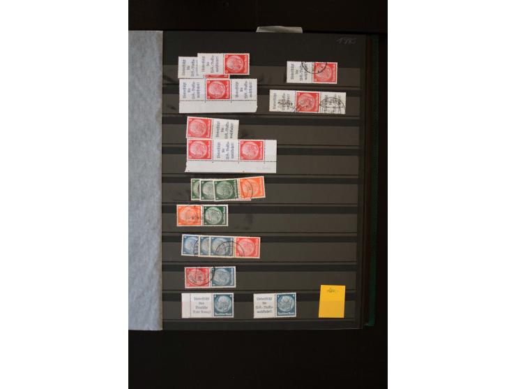 1910/41, postfrische, ungebrauchte und gestempelte Sammlung mit vielen guten Kombinationen wie Mi.-Nr. S1.4, S1-8, W1.1, W2.