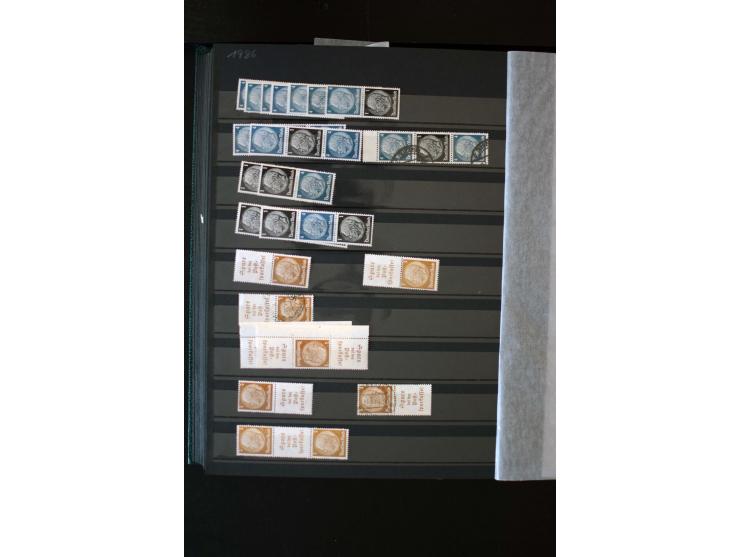  1910/41, postfrische, ungebrauchte und gestempelte Sammlung mit vielen guten Kombinationen wie Mi.-Nr. S1.4, S1-8, W1.1, W2.