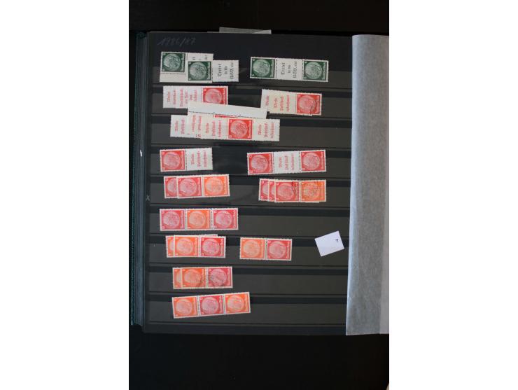  1910/41, postfrische, ungebrauchte und gestempelte Sammlung mit vielen guten Kombinationen wie Mi.-Nr. S1.4, S1-8, W1.1, W2.