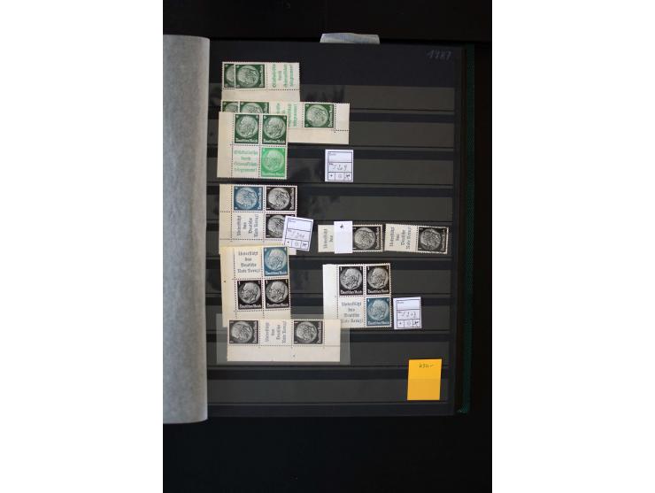  1910/41, postfrische, ungebrauchte und gestempelte Sammlung mit vielen guten Kombinationen wie Mi.-Nr. S1.4, S1-8, W1.1, W2.